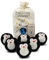 Bio-Öko-wolle Trockner Kugeln - schwarz Pinguin - 6er Pack - 100% handgemacht, Fair Trade, Bio, keine Fusseln - Premium-Qualität Cool Friends