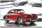 ARTland Wanddeko Wandbild Alu Verbundplatte für Innen & Outdoor Bild 60 x 40 cm Oldtimer Sportwagen Auto Klassiker Rot Porsche 356 S9HT