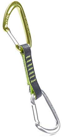 CAMP 2896 Orbit Wire Express Quickdraw, Silberfarben/Grün, 11cm