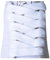Olukssck 2 Paia Lacci Scarpe Piatti, Stringhe Larghe per Scarpe Sportive, Scarponcini, per Adulti e Bambini - Larghezza 15 mm, Bianco, 137cm