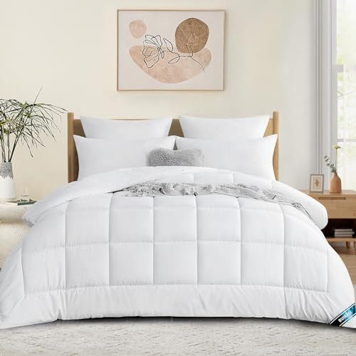 RUIKASI Bettdecke 200x220 cm Ganzjahresdecke 300GSM - Steppdecke 220x200 4 Jahreszeiten, Decke 200 x 220 Atmungsaktive, Oberbett Bezug ohne Kissen