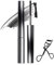 Nour Iron Wand Mascara, Nour Iron Mascara, Nour - Iron Wand Mascara, Iron Wand Mascara, Metal Rod Mascara, 3D Curling Iron Mascara, wasserfest, flockensicher, langlebig (black)