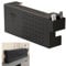 PUIOTEAI Caja de Almacenamiento WiFi para Colgar en La Pared, Router Pared Organizador de Cable, Estante de Almacenamiento WiFi para TV, Pared Estante de Almacenamiento de Router(Black)