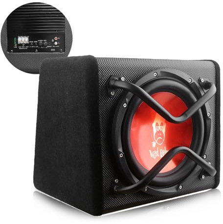 10 1000W Edition Active Car Subwoofer, Includes Loaded Enclosure with Amplifier