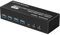 TCNEWCL 4K 144Hz Displayport KVM Switch 2 PC 2 Monitor 8K 60Hz DP 1.4 USB 3.0 KVM Switch Dual Monitor, Support Extended & Copy Mode, with Desktop Controller and 4 DP+2 USB Cables