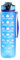 VegiMax 1L Sports Water Bottle with Straw Time markings, handle and Leakproof Design BPA-free Plastic water drink for Kids Boys Girls Hiking Gym Fitness Outdoor Cycling School & Office (Blue)