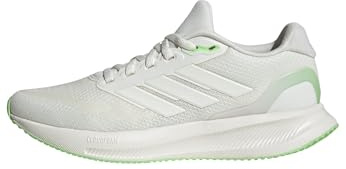 adidas Damen Runfalcon 5 Running Shoes, Off White/Off White/Lime Burst, 37 1/3 EU