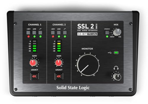 Solid State Logic SSL2 MKII 24 Channel Audio Console Digital Signal Processor USB