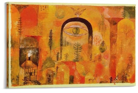Poster mit dem Adler Paul Klee, Wandkunst, Poster, Gemälde, Leinwand, Poster, Kunstwerke, Raum, ästhetisch, 40 x 60 cm
