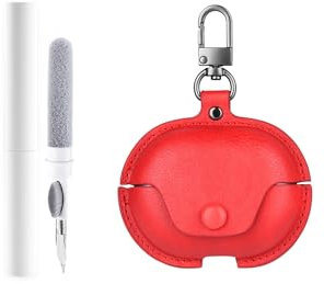 Custodia protettiva per auricolari Huawei FreeBuds 5i/4i, resistente e rispettosa dell'ambiente, con fori precisi e compatibilità di carica, antiurto, piacevole al tatto, rosso