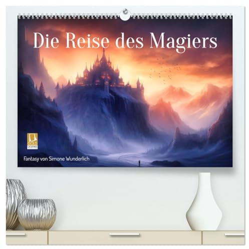 Die Reise des Magiers (hochwertiger Premium Wandkalender 2026 DIN A2 quer), Kunstdruck in Hochglanz: Fantasybilder zum Träumen (CALVENDO Kunst)
