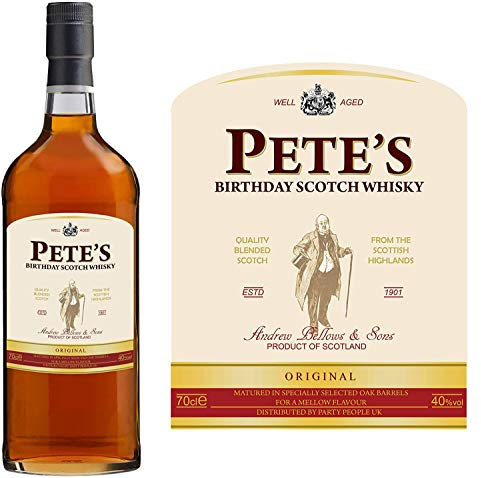 Party People PERSONALISED SCOTCH WHISKY BOTTLE LABEL - ANY NAME & MESSAGE