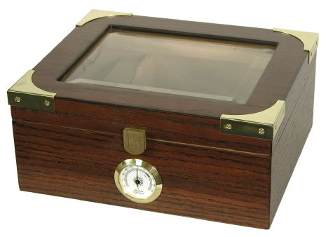 Quality Importers Desktop HUM-25EL Humidor, Capri-Elegant