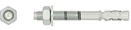 Rawlplug R-XPT-12080 12 x 80 mm M12 Zinc Plated Through Bolt (50 pieces)