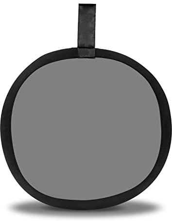 Walimex pro Faltgraukarte 30 x 30cm I graue Seite für Belichtungsmessung, weiße Seite für Weißabgleich I kompakt & flexibel im Studio & mobil I Profi Studio-Equipment inkl. Transporttasche