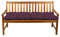 Gutekissen® Bankauflage Stuhlkissen Hollywoodschaukel Garten LS (140x60, Violett)