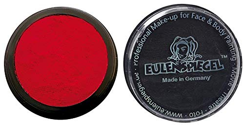 Eulenspiegel 185766 - Profi-Aqua Make-up Schminke - Rubinrot - 20 ml / 30g + 181119 - Profi-Aqua Make-up Schminke - Schwarz - 30g