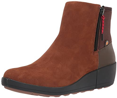 BOGS Vista Damen Schneestiefel mit Reißverschluss, Cognac, 42 EU