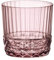 Bormioli 94138 Rocco America Set 6 Bicchieri Lilla Rocks, Vetro, 30cl, 300 milliliters, Liliac Rose