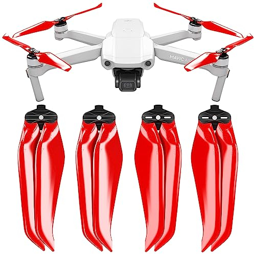 Master Airscrew Stealth Propeller für DJI Mavic Air 2 - Rot, 4 Stück