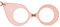 DIDINSKY Lunettes de Lecture ou Loupe. Augmenter le pendentif avec chaîne. Jumelles pliantes sans pattes pour hommes et femmes. Pink +2.0 - MUSA BUTTERFLY