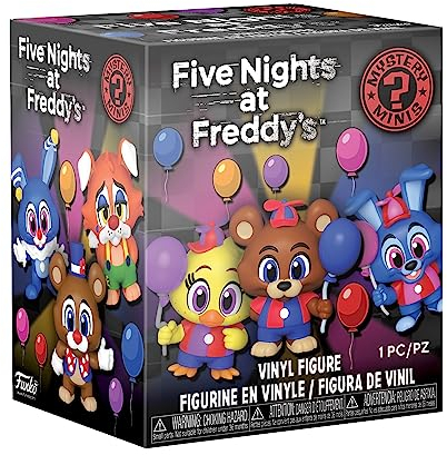 Funko Mystery Mini - Five Nights at Freddy's (FNAF) Security Breach - 1 of 12 to Collect - Styles Vary- Vinyl-Sammelfigur - Geschenkidee und Display