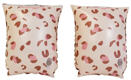 Swim Essentials Schwimmflügel Old pink Leopard 2-6 Jahre