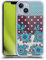 Head Case Designs Blu Violetta Punti Floreali Cover in Morbido Gel Compatibile con Apple iPhone 14