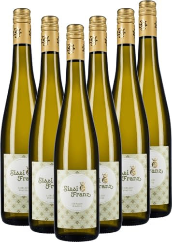 Sissi & Franz liebliches Weiß - Weingut Hammel Weißwein 6 x 0,75l VINELLO - 6 x Weinpaket inkl. kostenlosem VINELLO.weinausgießer