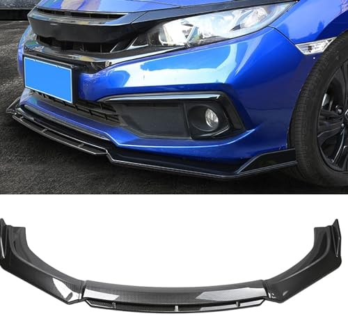 Frontspoiler Lippe Spoilerlippe Splitter Für BMW 3 Series 3er /M3 F80 G20 F30 E90 2005-2024, Stoßstange Lippe Front Spoiler Tuning Auto zubehör,Carbon Fiber Look