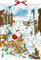 Wand-Adventskalender – Bescherung im Winterwald