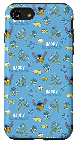 iPhone SE (2020) / 7 / 8 Disney Lilo & Stitch Happy Hanukkah Case