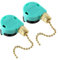 Laroal 2 Pcs Pull Chain Switch 3 Speed 4 Wire Replacement ZE-268S6 Speed Control Switch for Chandelier(Green)