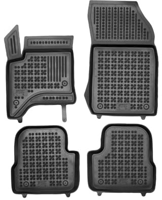 AZUGA 3D Gummi Fußmatten für FIAT 600 Hybrid ab 2024 (Nicht Elektro) | rutschfest, wasserdicht, passgenau, TPE Gummimatten, hoher Rand Automatten, AZ10300543