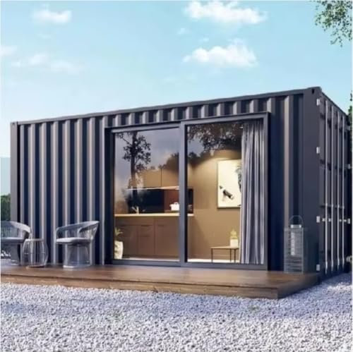 Pequeña casa prefabricada expandible de 20 pies y 40 pies con 2 a 4 dormitorios, cocina completa y baño, casas pequeñas modulares plegables para adultos que viven