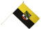 Flaggenfritze Stockflagge Deutschland Sachsen-Anhalt - 30 x 45 cm