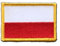 Aufnäher Patch Flagge Polen - 8 x 6 cm