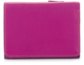 mywalit - Leder Damen Geldbörse - medium Tri-fold Wallet - 106-75 Sangria Multi