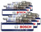 6x Original BOSCH Zündkerze Zündkerzen FLR8LDCU+