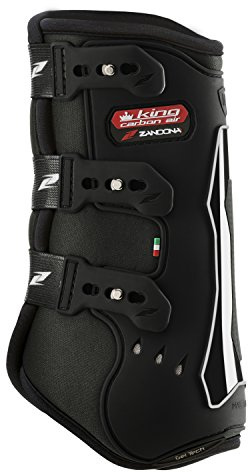 Zandonà King Carbon Air Protection of Horse Unisex Gaiter, Unisex, King Carbon Air, Black, Size M
