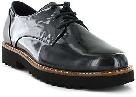 Mephisto Donna, SABATINA,Grey, VERNICALF 4203, Scarpa Stringata (Grey Vernice, 36 (3.5))