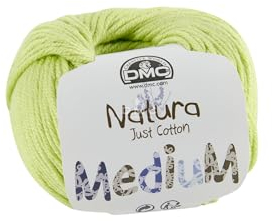 DMC - Natura Medium - Gomitolo di filato da maglia e uncinetto | 100% cotone - ideale per capi d'abbigliamento e decorazione casa | 50 g - 75 m | 27 colori