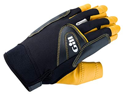 Gill Pro Short Finger Segelyacht- und Jollenhandschuhe - Easy Stretch - Bewährte Flexibilität und Komfort