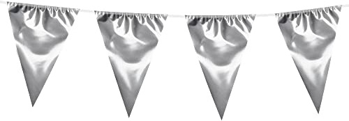 Boland – Bunting Banner 45x30 cm Argento Metallizzato