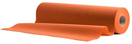 Alvotex CHIC Airlaid 20 Tischläufer, 24m auf Rolle, Stoffähnlich, Hochwertige, Einwegläufer, Orange, 40x120 cm