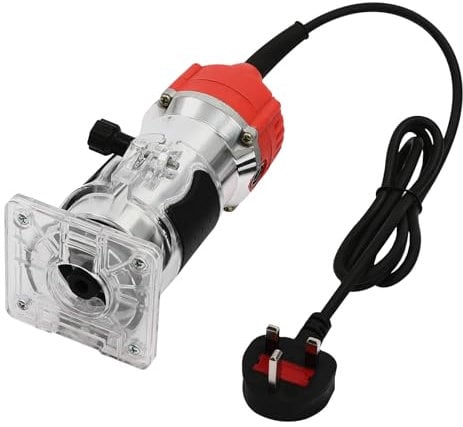 Electric Hand Trimmer Wood Router Laminate 6.35mm Durable Motor DIY Carving Machine Woodworking Power Tool 220V 30000rpm