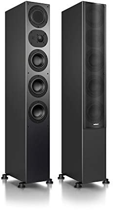 Nubert nuLine 264 | Weißes Standlautsprecherpaar | 2 Stück Standbox | Lautsprecher für Musikgenuss | Heimkino Qualität auf hohem Niveau | Passive Standboxen mit 3 Wege Technik