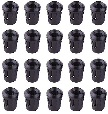 YIXISI 100pcs 3mm LED Kunststoff Clip Halter,Lampenfassung Diodenhalter Kunststoff,Kunststoffhalter,Kunststoff Lampenfassung Diodenhalter Clip für Pendelleuchte,Wandleuchtensteckdosen