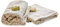 Loberon Handtuch 2er Set Curmont, aufwendige Ornament-Webung, edel eingefasster Rand, nostalgisches Flair, Badtextilien, Baumwolle, Leinen, beige/grau