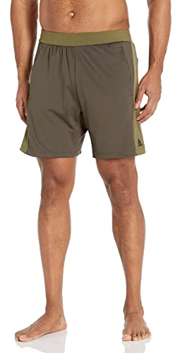 adidas Men's Yoga Shorts, Shadow Olive, X-Small